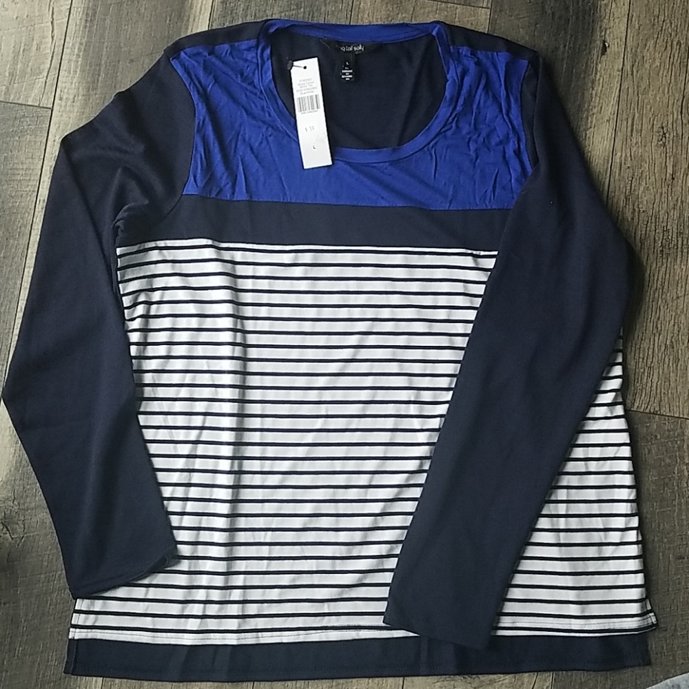 Stripe Color Block Top